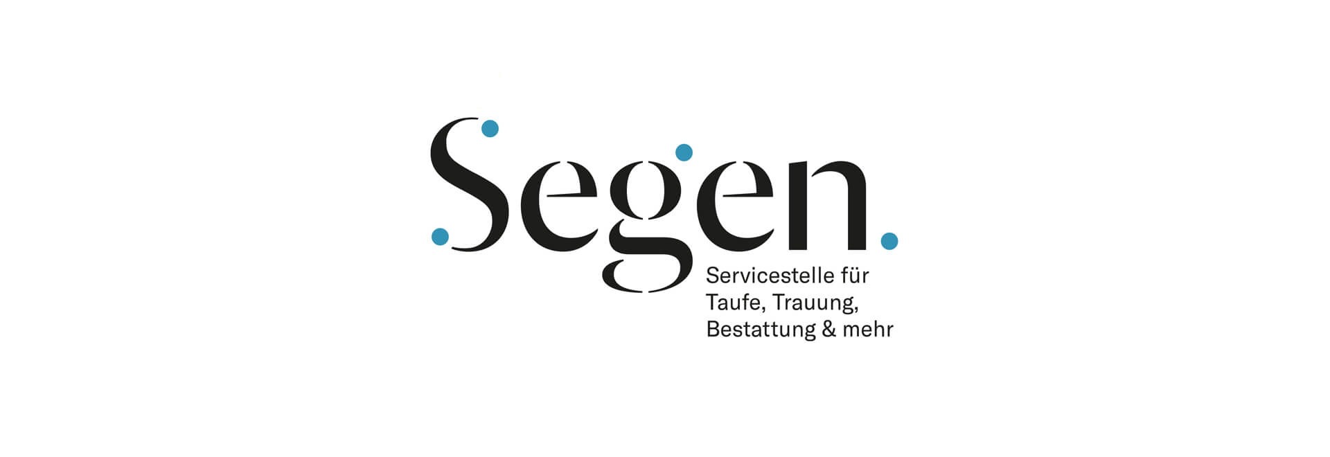 Logo: segen.servicestelle für Taufe, Trauung, Bestattung & mehr